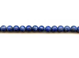 Matte Natural Lapis 8mm Round