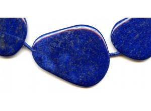 Natural Lapis 18-40x Fancy Oval Necklace