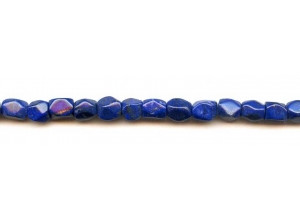 Natural Lapis 6x Faceted Nugget