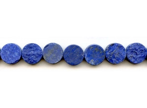 Matte Natural Lapis 14mm Dime