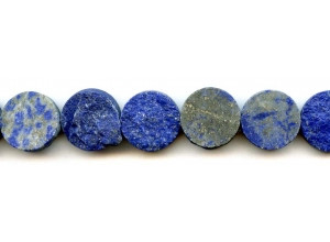 Matte Natural Lapis 18mm Dime