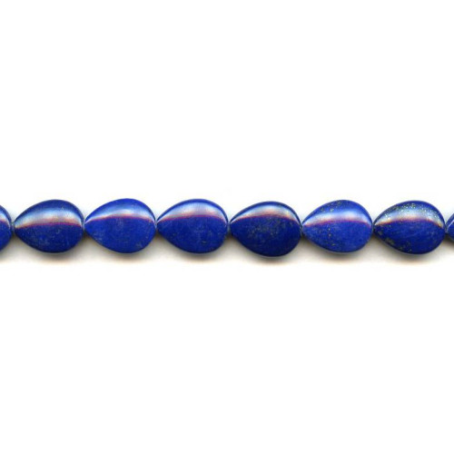 174-2118 Natural Lapis <br>12x16 Flat Pear