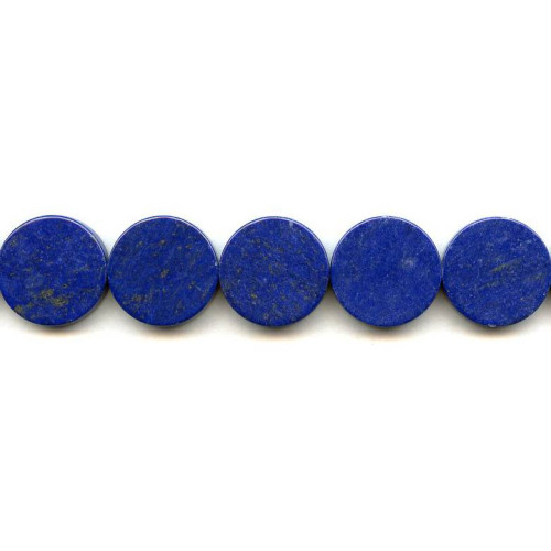 174-2119 Natural Lapis <br>20mm Dime