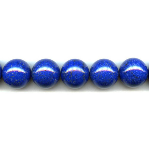 174-2125 Natural Lapis <br>20mm Round