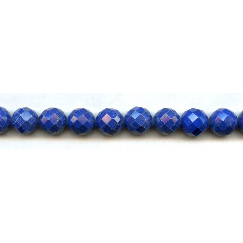 174-2127 Natural Lapis <br>12mm Faceted Round