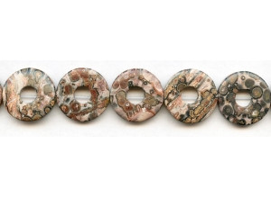 Leopard Skin Jasper 20mm Donut