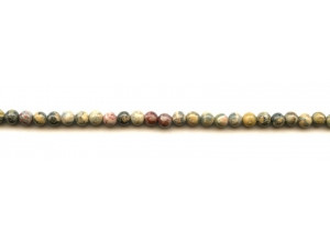 Leopard Skin Jasper 4mm Round