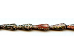 Leopard Skin Jasper 9x22 Teardrop