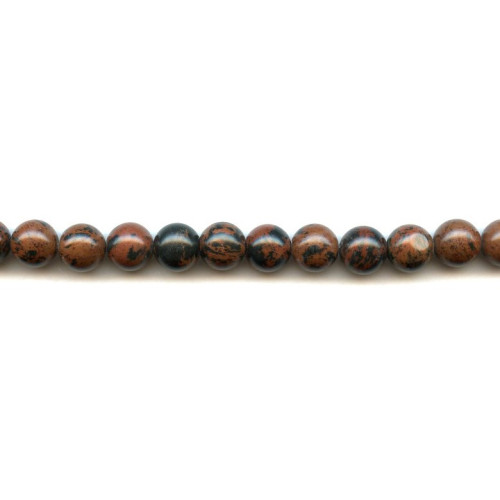 177-0010 Mahogany Obsidian <br>10mm Round