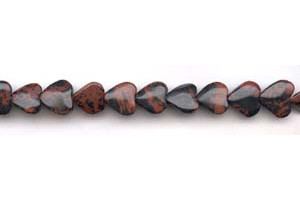 Mahogany Obsidian 12mm Heart