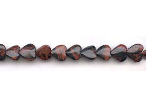 Mahogany Obsidian 12mm Heart