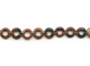 Mahogany Obsidian 12mm Undrilled Donut