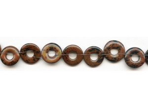 Mahogany Obsidian 14mm Undrilled Donut