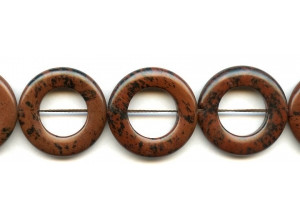 Mahogany Obsidian 30mm Donut