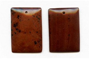 Mahogany Obsidian 50x35 Flat Rectangle Pendant