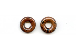 Mahogany Obsidian 22mm Donut Pie