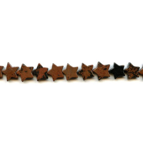 177-1054 Mahogany Obsidian <br>12mm Star