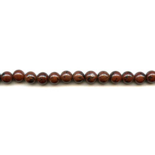 177-1060 Mahogany Obsidian <br>8mm Round