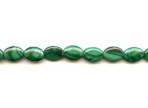 Malachite 10x14 Flat Oval