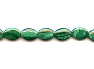 Malachite 13x18 Flat Oval