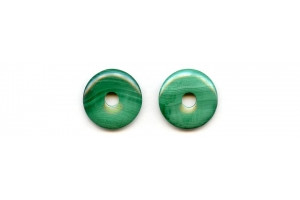 Malachite 20mm Donut Pie