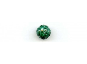 Malachite 17mm Carved Ball