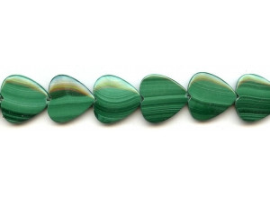 Malachite 18mm Heart