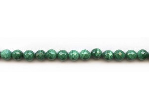 Malachite 8mm Faceted Round