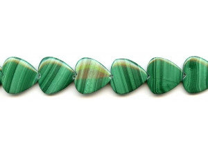 Malachite 18mm Heart