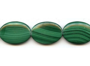 Malachite 25x35 Flat Oval