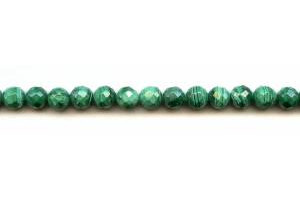 Malachite 8mm Faceted Round