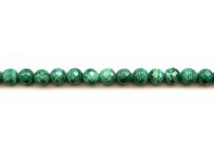 Malachite 8mm Faceted Round