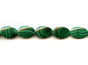 Malachite 13x20 Twist Flat Oval