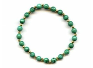 Malachite 6mm Round Bracelet