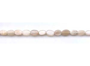 Peach Moonstone 6x8 Flat Oval