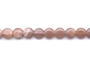 Peach Moonstone 12mm Dime