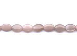 Peach Moonstone 10x14 Flat Oval