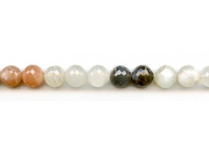 Moonstone 10mm Faceted Round