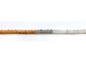 Moonstone 4mm Faceted Round