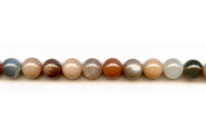 Mixed Moonstone 10mm Round