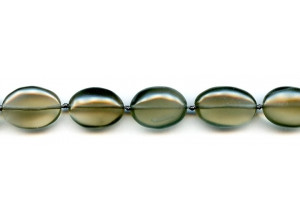 Gray Moonstone 12-14x Flat Oval