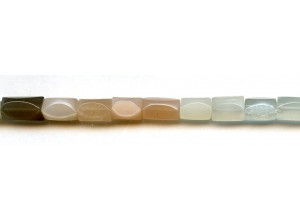 Moonstone 8mm Faceted Rectangle