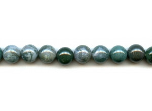 Moss Agate 12mm Round