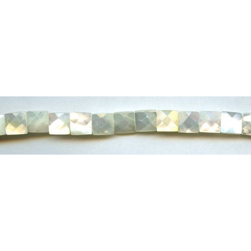 181-1287 Mother of Pearl <br>9x9 Square Cushion Cut