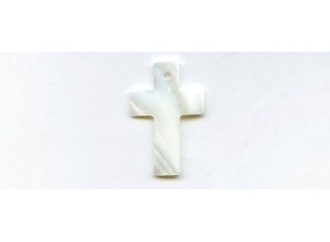 Mother of Pearl 34x22 Cross Pendant