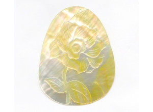 Mother of Pearl 70-85mm Carved Pendant