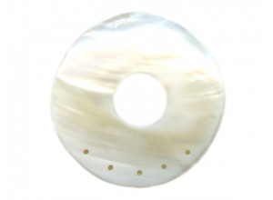 White Mother of Pearl 65mm Pendant