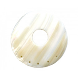White Mother of Pearl 70mm Pendant
