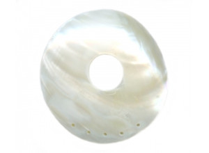 White Mother of Pearl 75mm Pendant