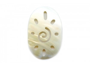 White Mother of Pearl 54-59 Pendant